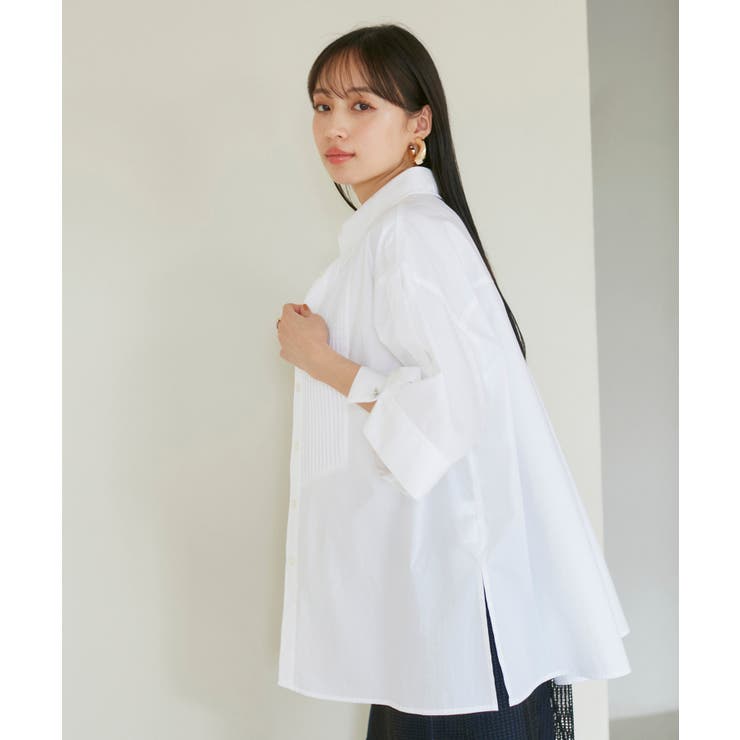 【洗える】オーバーサイズピンタックシャツ | VIS  | 詳細画像15 