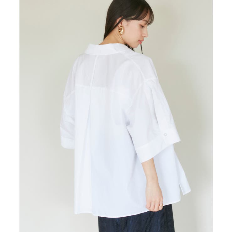 【洗える】オーバーサイズピンタックシャツ | VIS  | 詳細画像16 