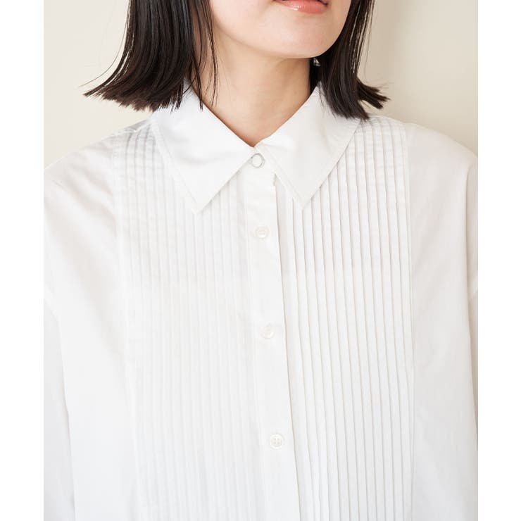 【洗える】オーバーサイズピンタックシャツ | VIS  | 詳細画像22 