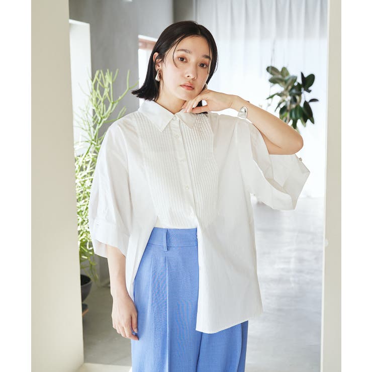 【洗える】オーバーサイズピンタックシャツ | VIS  | 詳細画像30 