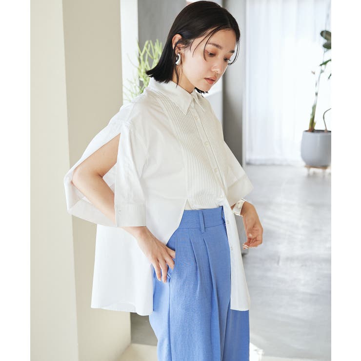 【洗える】オーバーサイズピンタックシャツ | VIS  | 詳細画像31 