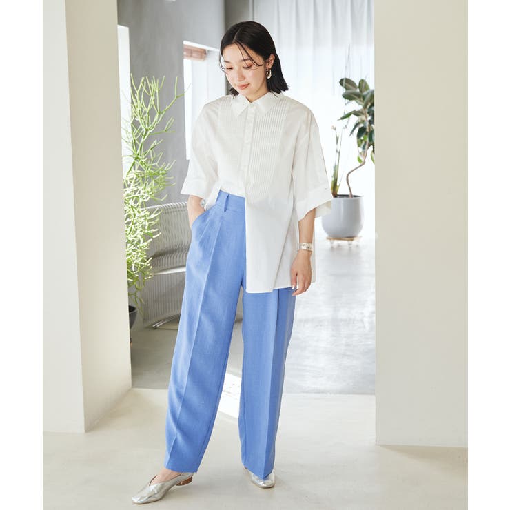 【洗える】オーバーサイズピンタックシャツ | VIS  | 詳細画像33 