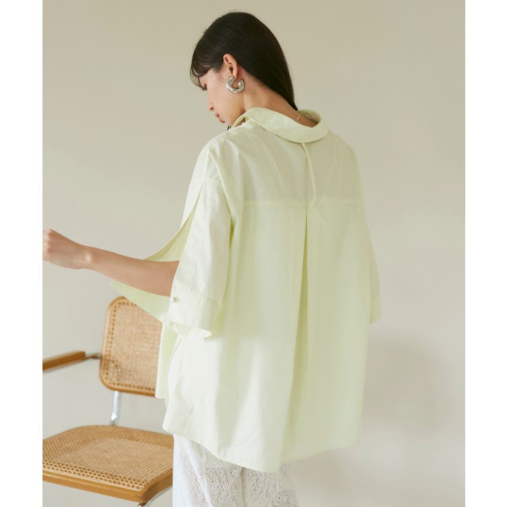 【洗える】オーバーサイズピンタックシャツ | VIS  | 詳細画像5 