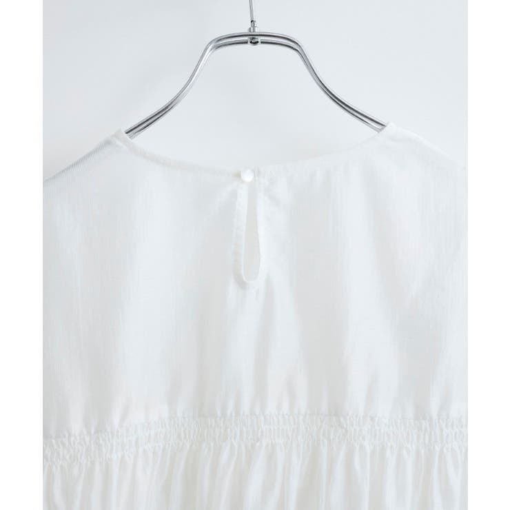 【洗える】シャーリングブラウス | VIS  | 詳細画像21 