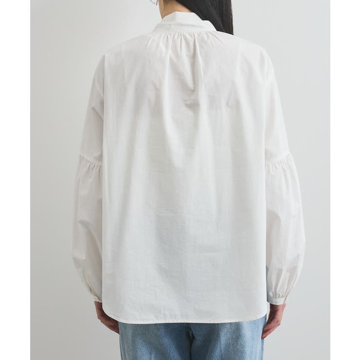 【洗える】アソートボウタイブラウス(デニム＆シャツ) | VIS  | 詳細画像15 