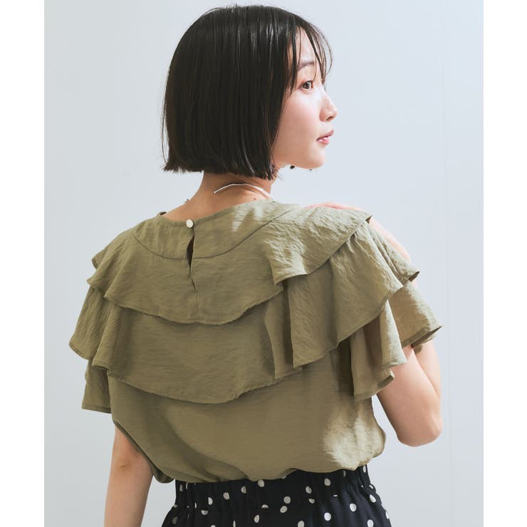 フリルティアードブラウス | VIS  | 詳細画像7 