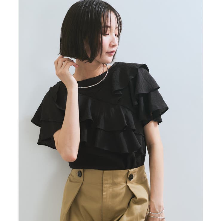 フリルティアードブラウス | VIS  | 詳細画像8 