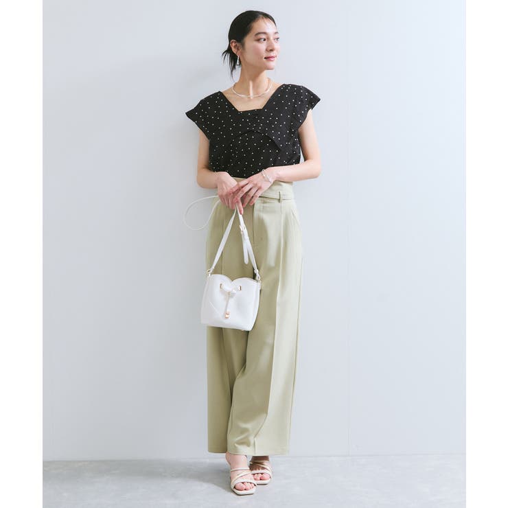 コンパクトビッグカラーブラウス | VIS  | 詳細画像2 