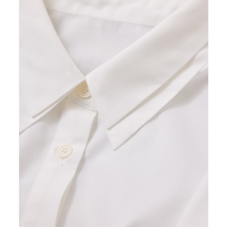 無地＆ストライプダブルカラーウエスト切り替えシャツ | VIS  | 詳細画像35 