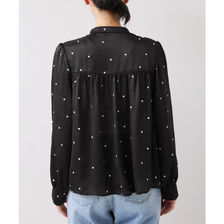 ハートモチーフ刺繍ブラウス/イージーケア | VIS  | 詳細画像17 