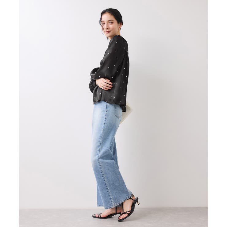 ハートモチーフ刺繍ブラウス/イージーケア | VIS  | 詳細画像9 