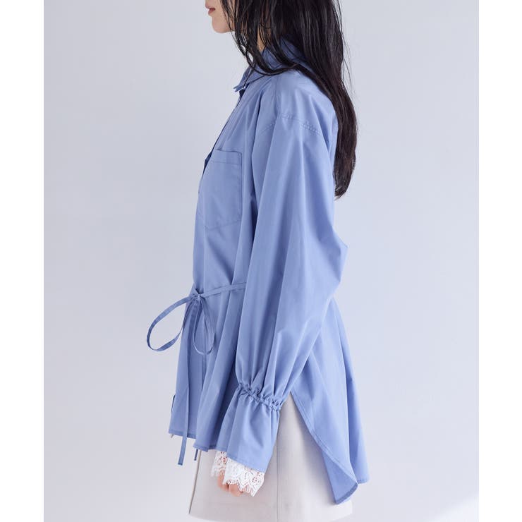 レーススリーブAラインシャツ | VIS  | 詳細画像22 