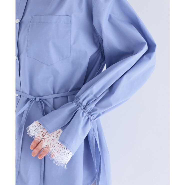 レーススリーブAラインシャツ | VIS  | 詳細画像25 