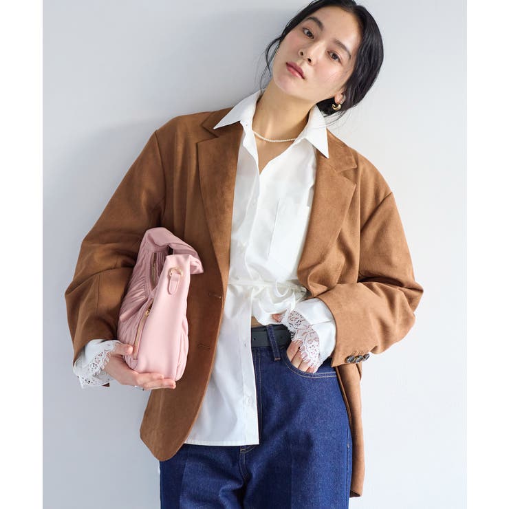 レーススリーブAラインシャツ | VIS  | 詳細画像7 