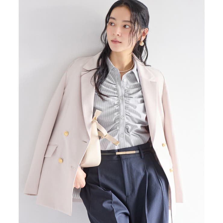 フロントギャザーシャツ | VIS  | 詳細画像1 