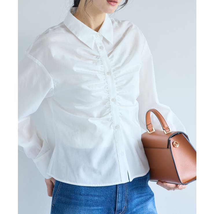 フロントギャザーシャツ | VIS  | 詳細画像21 