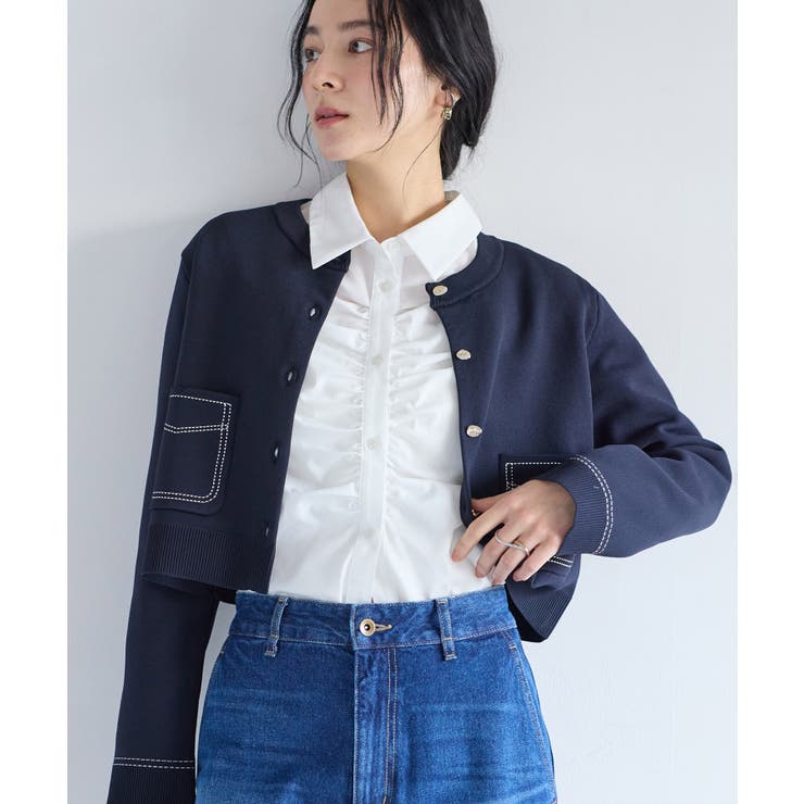 フロントギャザーシャツ | VIS  | 詳細画像23 