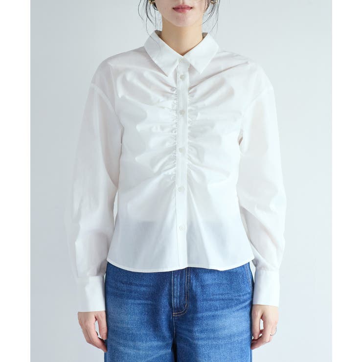 フロントギャザーシャツ | VIS  | 詳細画像24 