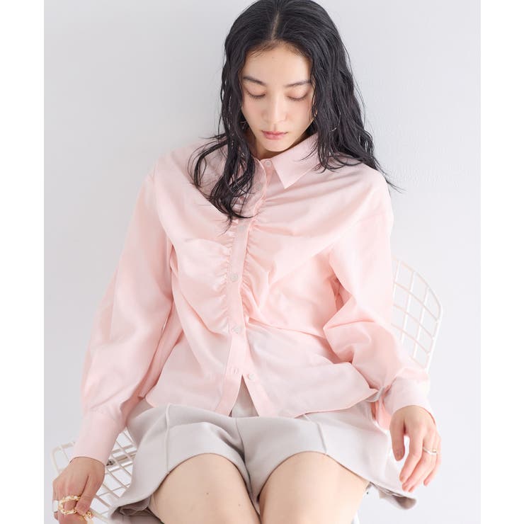 フロントギャザーシャツ | VIS  | 詳細画像3 