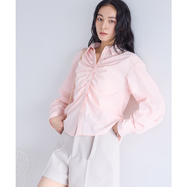 フロントギャザーシャツ | VIS  | 詳細画像5 