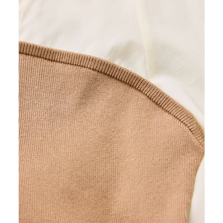 ペプラムニットドッキングブラウス | VIS  | 詳細画像30 