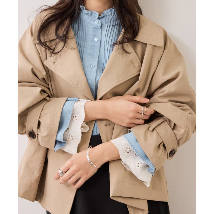 レイヤードレーススリーブブラウス | VIS  | 詳細画像17 