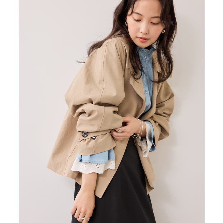 レイヤードレーススリーブブラウス | VIS  | 詳細画像18 