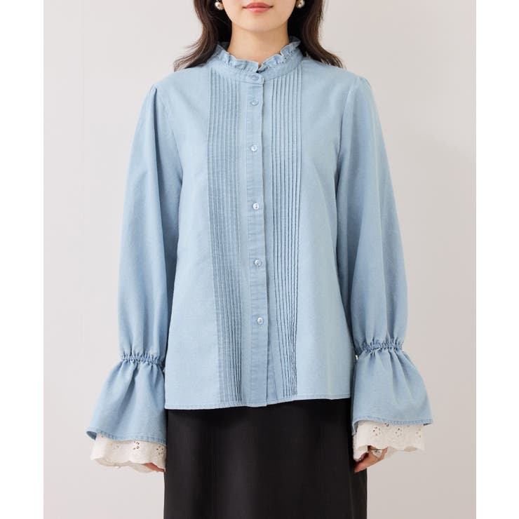 レイヤードレーススリーブブラウス | VIS  | 詳細画像25 