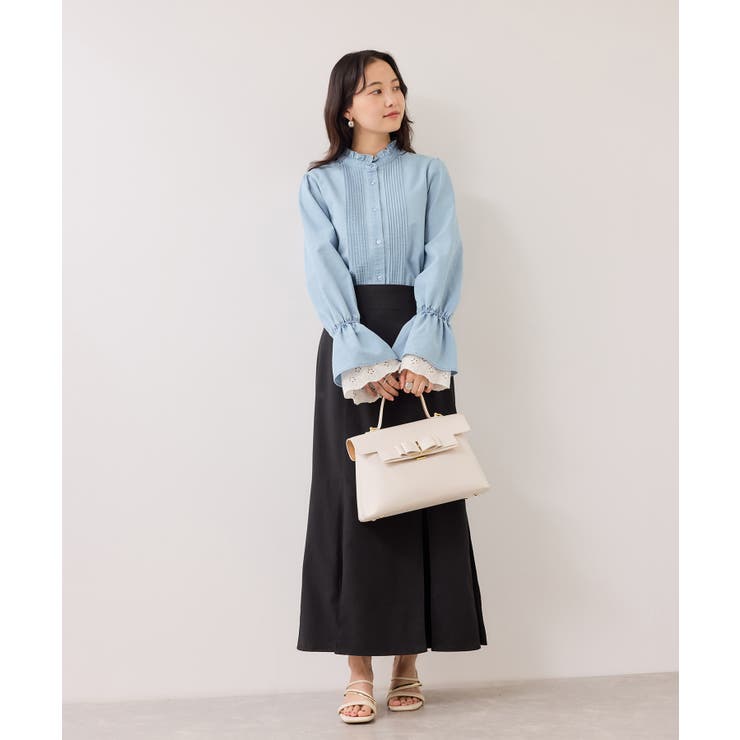 レイヤードレーススリーブブラウス | VIS  | 詳細画像9 