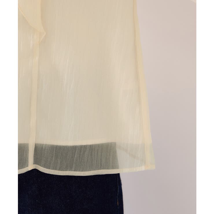 シャイニーボウタイ長袖ブラウス/イージーケア・2WAY | VIS  | 詳細画像27 