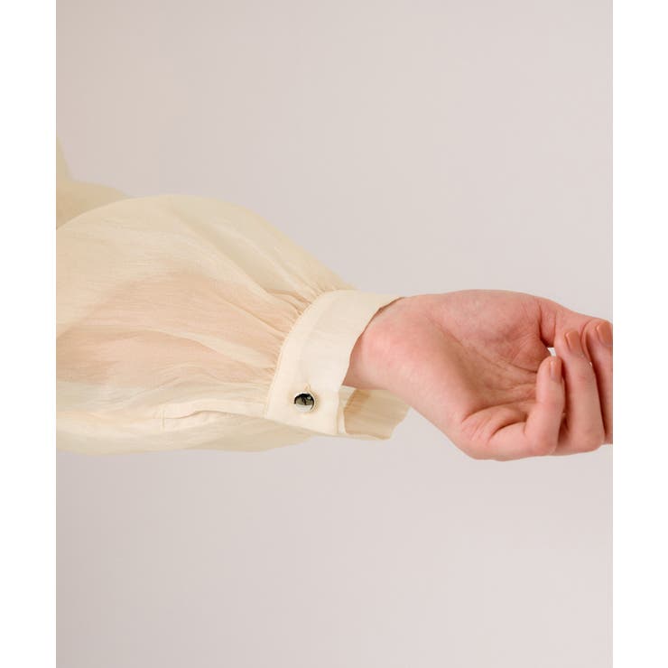 シャイニーボウタイ長袖ブラウス/イージーケア・2WAY | VIS  | 詳細画像28 