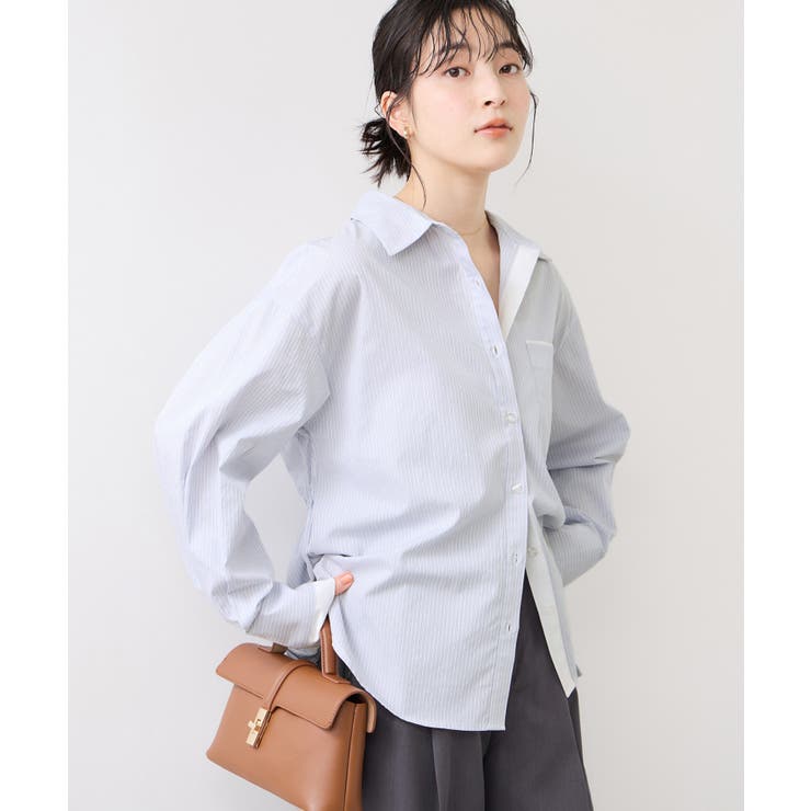 ウエストリボンシャツ/イージーケア・WEB限定カラー | VIS  | 詳細画像12 