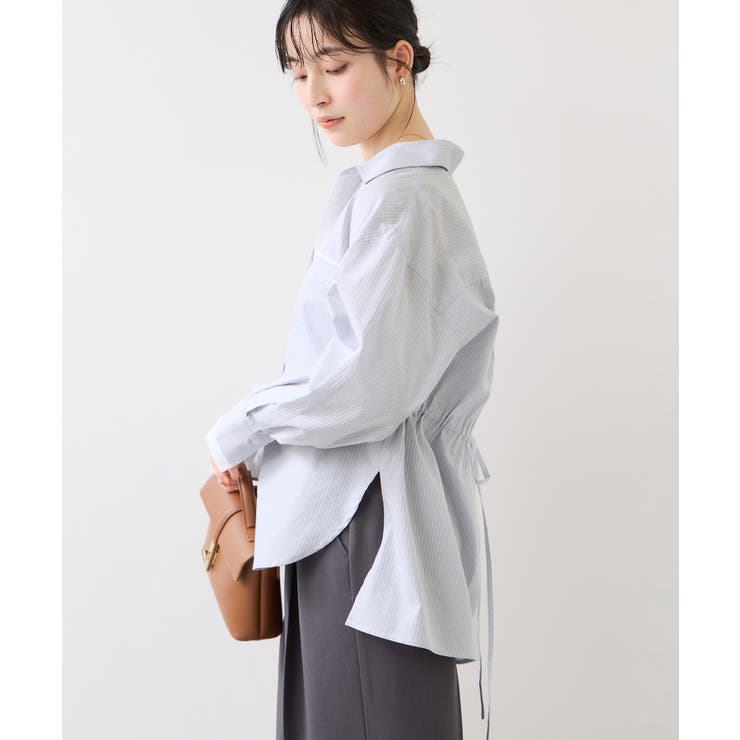 ウエストリボンシャツ/イージーケア・WEB限定カラー | VIS  | 詳細画像13 