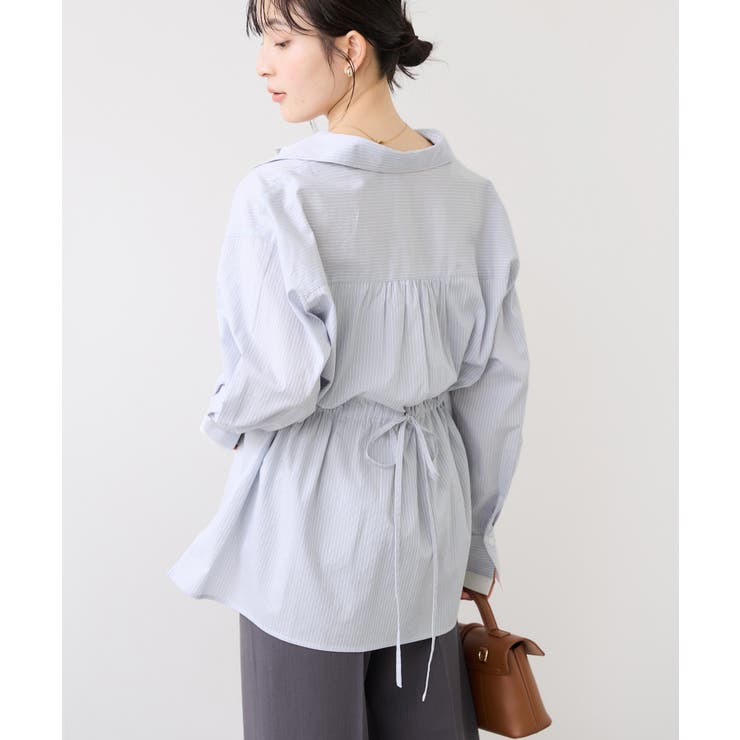 ウエストリボンシャツ/イージーケア・WEB限定カラー | VIS  | 詳細画像14 