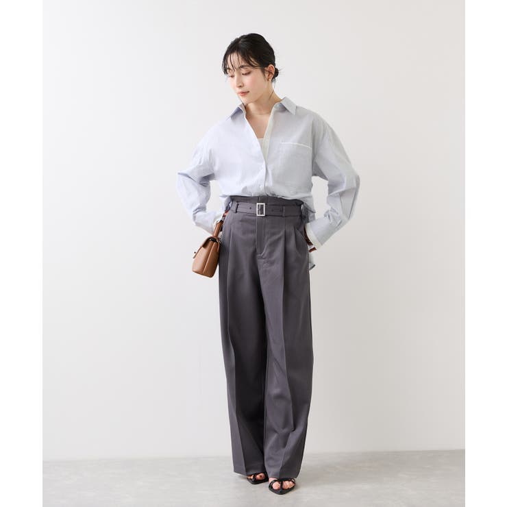 ウエストリボンシャツ/イージーケア・WEB限定カラー | VIS  | 詳細画像15 