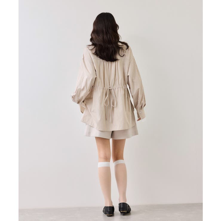 ウエストリボンシャツ/イージーケア・WEB限定カラー | VIS  | 詳細画像19 