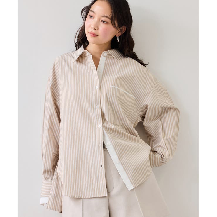 ウエストリボンシャツ/イージーケア・WEB限定カラー | VIS  | 詳細画像20 