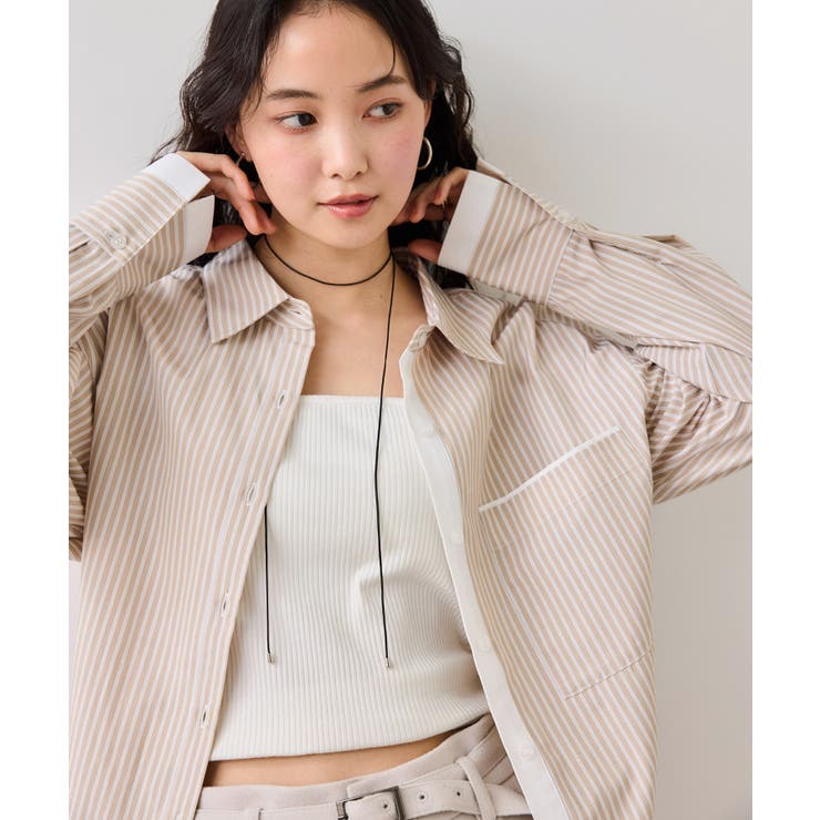 ウエストリボンシャツ/イージーケア・WEB限定カラー | VIS  | 詳細画像21 