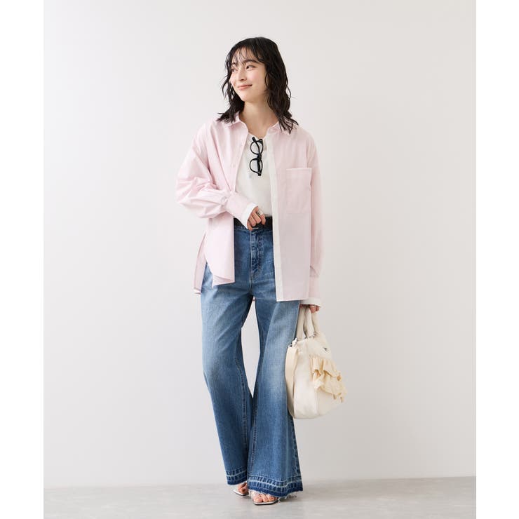 ウエストリボンシャツ/イージーケア・WEB限定カラー | VIS  | 詳細画像24 