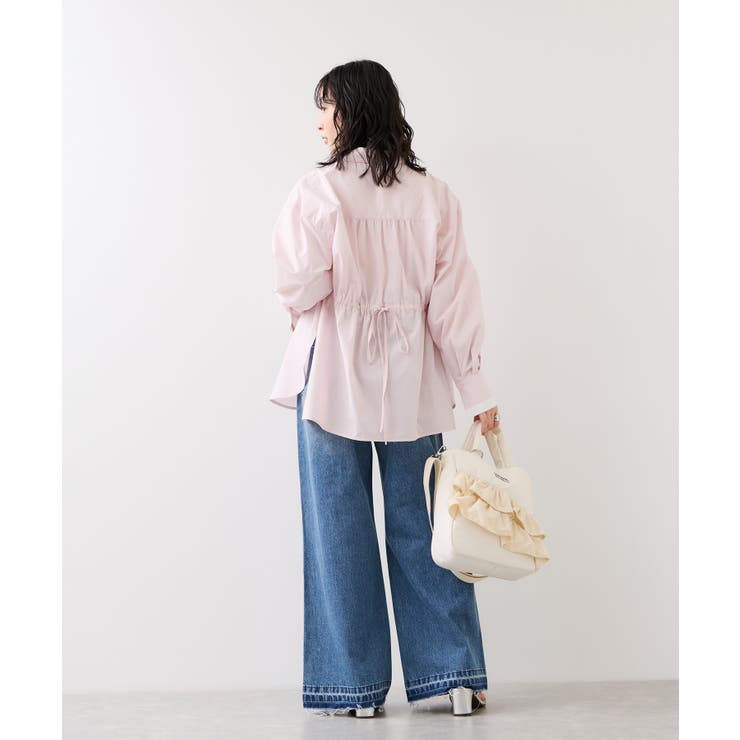 ウエストリボンシャツ/イージーケア・WEB限定カラー | VIS  | 詳細画像25 