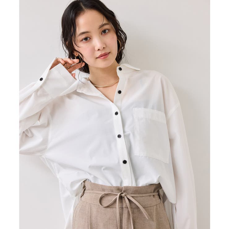 ウエストリボンシャツ/イージーケア・WEB限定カラー | VIS  | 詳細画像3 