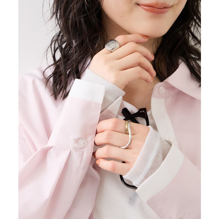 ウエストリボンシャツ/イージーケア・WEB限定カラー | VIS  | 詳細画像29 