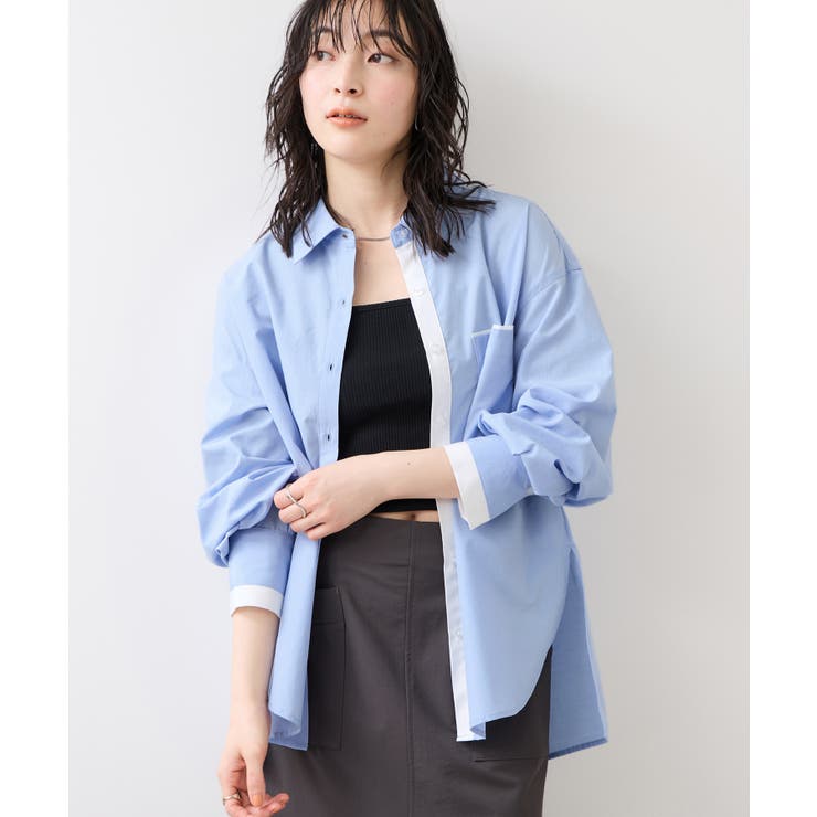 ウエストリボンシャツ/イージーケア・WEB限定カラー | VIS  | 詳細画像33 