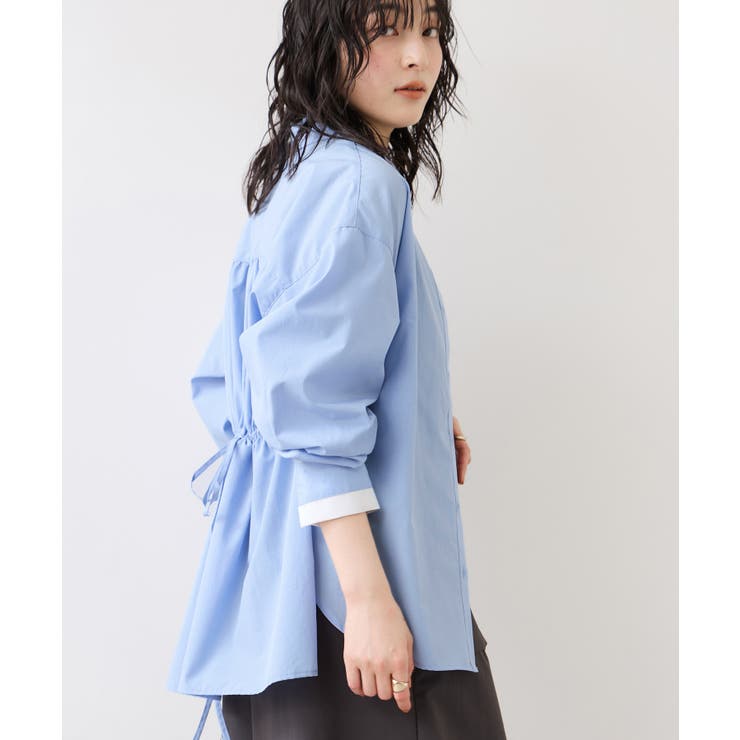 ウエストリボンシャツ/イージーケア・WEB限定カラー | VIS  | 詳細画像35 