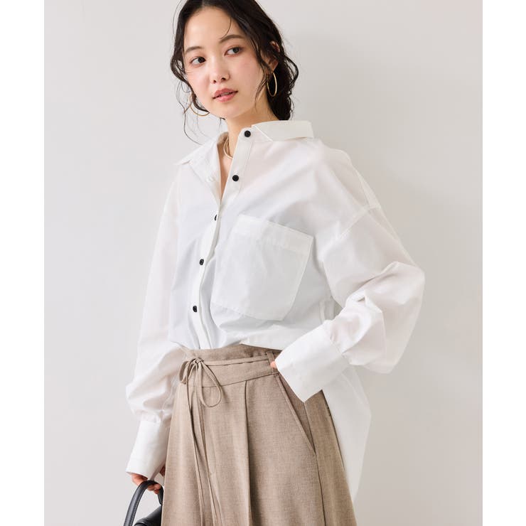 ウエストリボンシャツ/イージーケア・WEB限定カラー | VIS  | 詳細画像5 