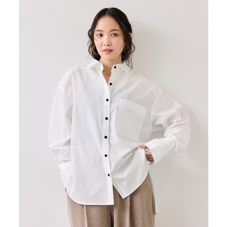 ウエストリボンシャツ/イージーケア・WEB限定カラー | VIS  | 詳細画像6 