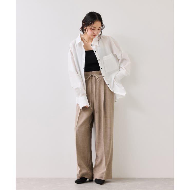 ウエストリボンシャツ/イージーケア・WEB限定カラー | VIS  | 詳細画像9 