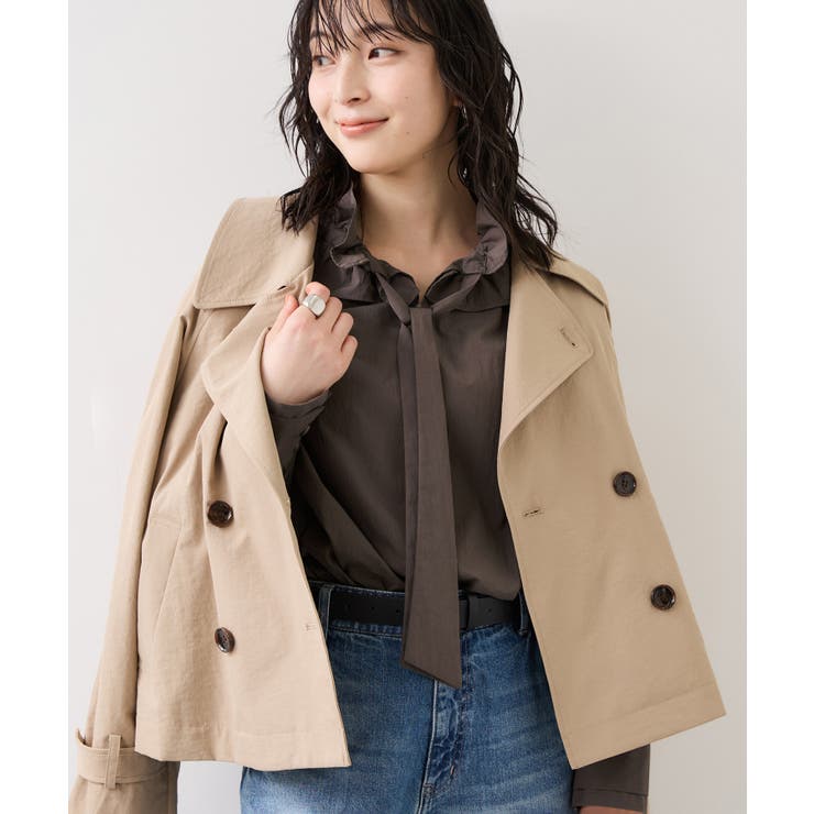 フリルネックブラウス | VIS  | 詳細画像17 