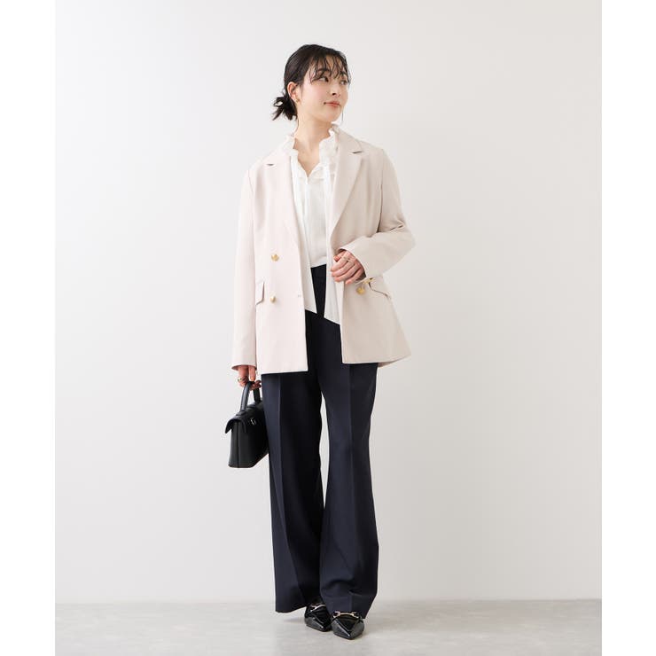 フリルネックブラウス | VIS  | 詳細画像2 