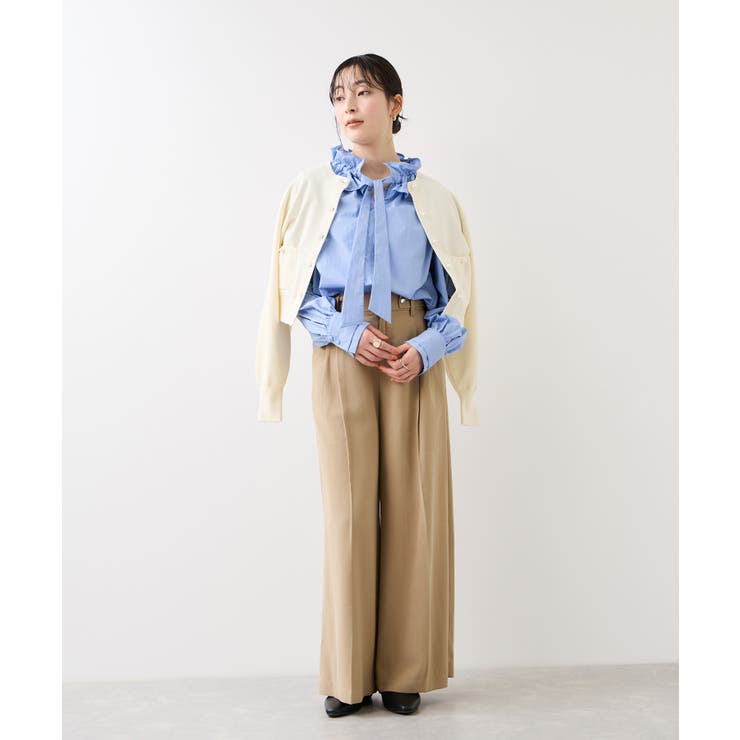 フリルネックブラウス | VIS  | 詳細画像22 